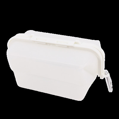 Πτυσσόμενη τσάντα αποθήκευσης τροφίμων σιλικόνης Επαναχρησιμοποιήσιμα στεγανά δοχεία λαχανικών φρούτων Θέρμανση μεσημεριανού γεύματος σε φούρνο μικροκυμάτων