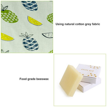 Επαναχρησιμοποιήσιμη μεμβράνη φαγητού με κερί μέλισσας, ύφασμα συσκευασίας ρολά για τροφή, φιλικά προς το περιβάλλον, βιολογικό βαμβάκι, μεμβράνη για τυρί σάντουιτς