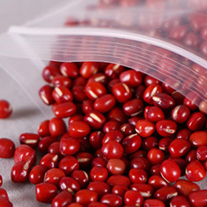 100 tk. Taassuletavad tõmblukuga kotid Isesulgatavad läbipaistvad plastmassist kott Toidu säilituspakendite pakend Taassuletav vaakumkott