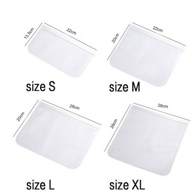 2db szilikon élelmiszertároló konténerek szivárgásmentes, újrafelhasználható cipzáras táska friss táska ételtároló táska konyhai rendszerező