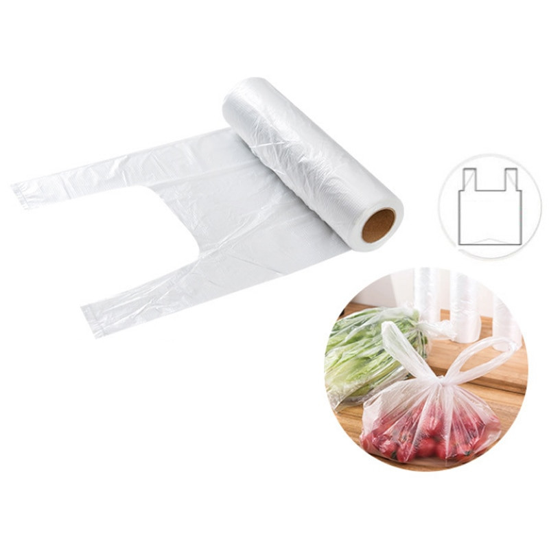 Saci de depozitare a alimentelor, sigilare cu vid din plastic, saci transparente de economisire a alimentelor, ambalaje alimentare, accesorii pentru casa, non-toxice, 100 buc/rola