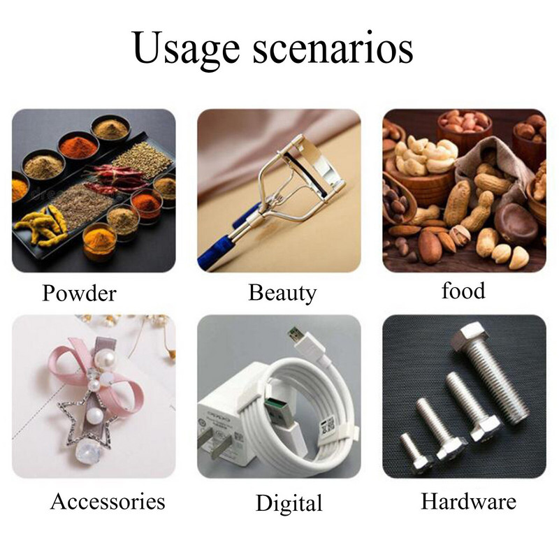 100 tk Taassuletavad lõhnakindlad kotid Holograafilised lukuga kotid Alumiiniumist fooliumist tõmblukk Taassuletavad kotid kilekotid P5