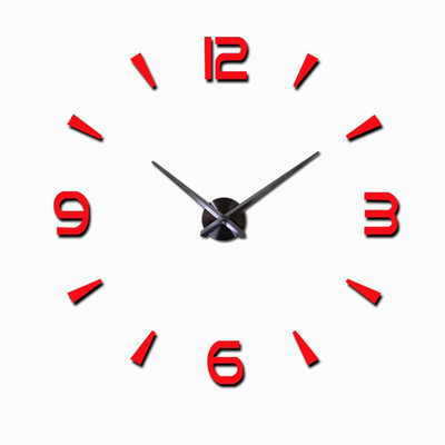 2022 Design modern Ceas mare de perete 3D DIY Ceasuri cuarț Ceasuri de modă Autocolante acrilice cu oglindă Living Decor Home Decor Horloge