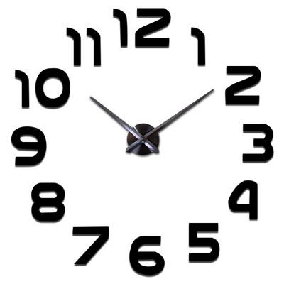 2022 Design modern Ceas mare de perete 3D DIY Ceasuri cuarț Ceasuri de modă Autocolante acrilice cu oglindă Living Decor Home Decor Horloge