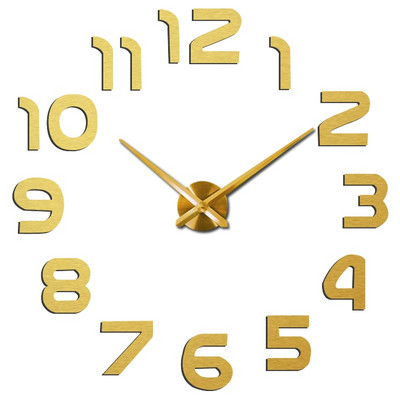 2022 Design modern Ceas mare de perete 3D DIY Ceasuri cuarț Ceasuri de modă Autocolante acrilice cu oglindă Living Decor Home Decor Horloge