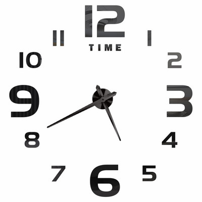2022 Design modern Ceas mare de perete 3D DIY Ceasuri cuarț Ceasuri de modă Autocolante acrilice cu oglindă Living Decor Home Decor Horloge