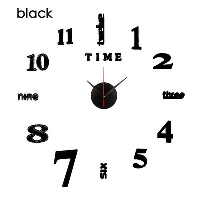 3D falióra tükör fali matricák Kreatív barkács faliórák Levehető művészeti matrica lakberendezési nappali kvarc tű forró