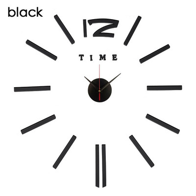 3D falióra tükör fali matricák Kreatív barkács faliórák Levehető művészeti matrica lakberendezési nappali kvarc tű forró