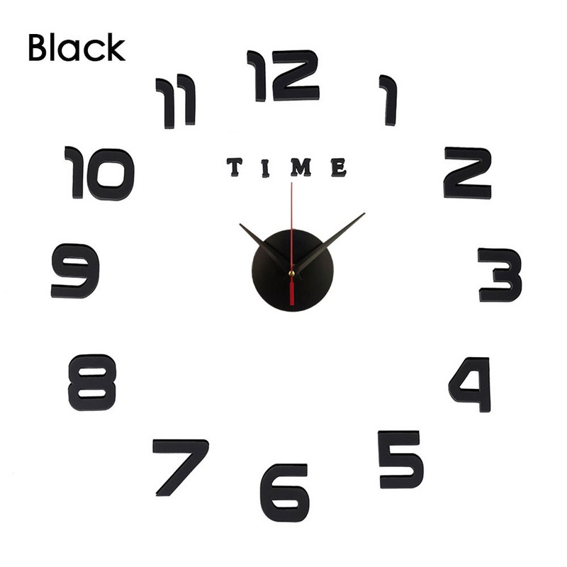 3D falióra tükör fali matricák Kreatív barkács faliórák Levehető művészeti matrica lakberendezési nappali kvarc tű forró