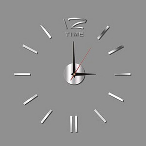 3D sieninis laikrodis šviečiantis be rėmelio „pasidaryk pats“ skaitmeninis laikrodis sieniniai lipdukai Sieniniai laikrodžiai Tylus laikrodis skirtas namų svetainei Biuro sienų dekoravimui