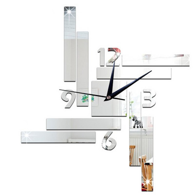 3D sieninis laikrodis šviečiantis be rėmelio „pasidaryk pats“ skaitmeninis laikrodis sieniniai lipdukai Sieniniai laikrodžiai Tylus laikrodis skirtas namų svetainei Biuro sienų dekoravimui