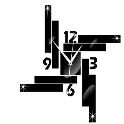 3D sieninis laikrodis šviečiantis be rėmelio „pasidaryk pats“ skaitmeninis laikrodis sieniniai lipdukai Sieniniai laikrodžiai Tylus laikrodis skirtas namų svetainei Biuro sienų dekoravimui