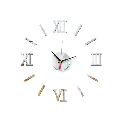 3D sieninis laikrodis šviečiantis be rėmelio „pasidaryk pats“ skaitmeninis laikrodis sieniniai lipdukai Sieniniai laikrodžiai Tylus laikrodis skirtas namų svetainei Biuro sienų dekoravimui