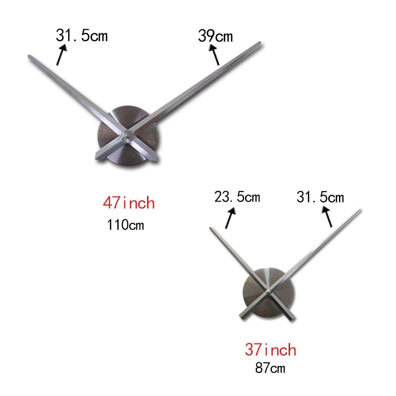 Diy Wall Cock Promotion Νέο ντεκόρ Μεγάλου ρωμαϊκού καθρέφτη μόδας Μοντέρνα ρολόγια χαλαζία Αυτοκόλλητο ρολόι σαλονιού