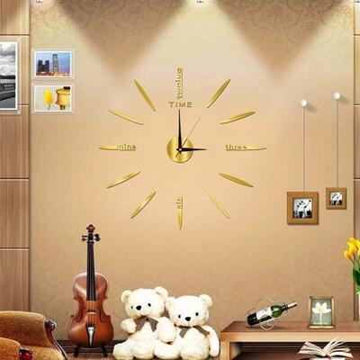 Šviečiantys „pasidaryk pats“ kvarciniai laikrodžiai, 3D arabiški skaitmenys, akrilo veidrodinis sieninis laikrodis lipdukas Mados namų dekoravimo svetainės lipdukas