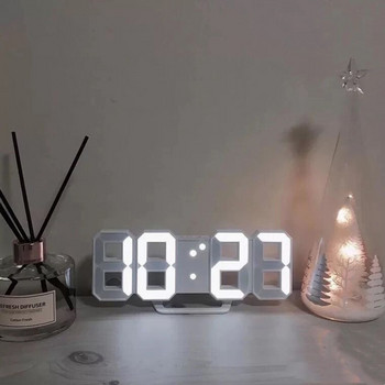 Скандинавски цифрови будилници Стенни часовници Висящ часовник Настолни часовници Календар Електронни цифрови часовници LED цифров стенен часовник
