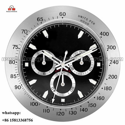 Ceas de perete luminos Ceas de perete din metal artă mare Ceas de perete ieftin din oțel inoxidabil Calendar Ceas luminos