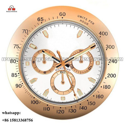 Ceas de perete luminos Ceas de perete din metal artă mare Ceas de perete ieftin din oțel inoxidabil Calendar Ceas luminos