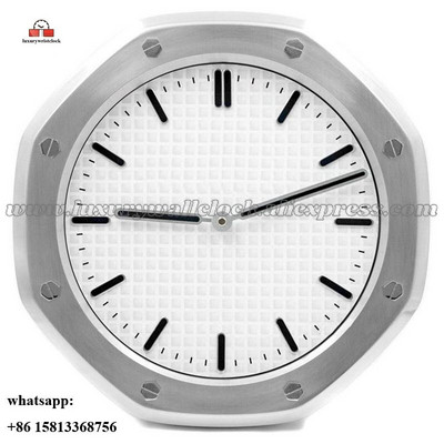 Ceas de perete luminos Ceas de perete din metal artă mare Ceas de perete ieftin din oțel inoxidabil Calendar Ceas luminos