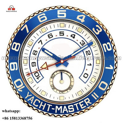 Ceas de perete luminos Ceas de perete din metal artă mare Ceas de perete ieftin din oțel inoxidabil Calendar Ceas luminos