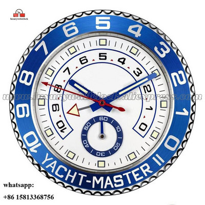 Ceas de perete luminos Ceas de perete din metal artă mare Ceas de perete ieftin din oțel inoxidabil Calendar Ceas luminos