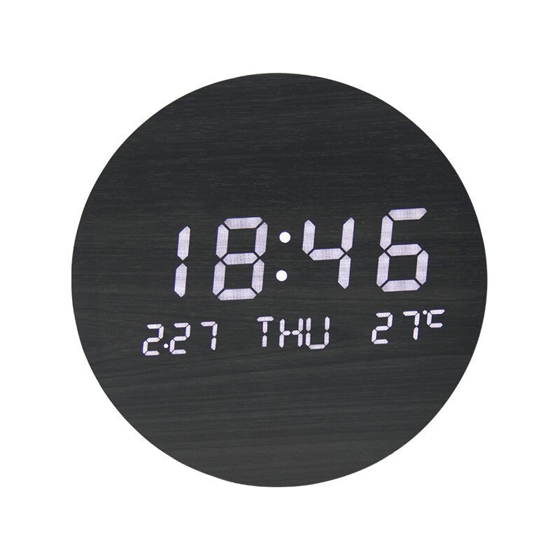 Egyszerű nappali log intelligens falióra Modern kreatív dizájn Digitális LED világító dolgozószoba irodabolt fali dekoráció