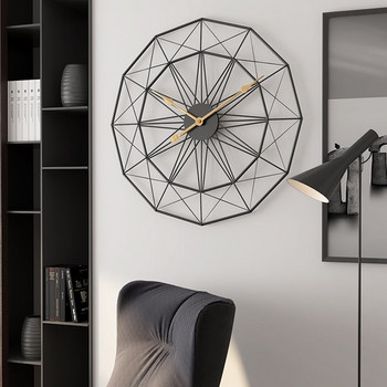 50cm Retro Nordic Τύπος Iron Art Μεγάλο αθόρυβο κρεμαστό ρολόι τοίχου Ρολόγια κρεμάστρα σίγασης Σπίτι Σαλόνι Υπνοδωμάτιο Διακόσμηση Νέο CNIM Hot