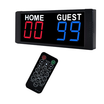 GANXIN Магнитна батерия/Plug-in Електронно табло с дистанционно, преносимо мини баскетболно табло Цифрово