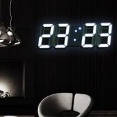 Ceas de Perete Digital Led Design Modern Ceas Ceasuri 3D Sufragerie Decor Masa Alarma Vecină Luminoasă Desktop