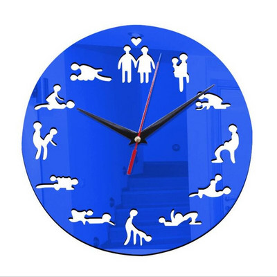 αυτοκόλλητο ρολόι τοίχου νέα θέση σεξ μοντέρνα σχεδίαση αυτοκόλλητο τρισδιάστατο ρολόι τοίχου για καθρέφτη σαλονιού αθόρυβο ρολόι χαλαζία αυτοκόλλητο klok