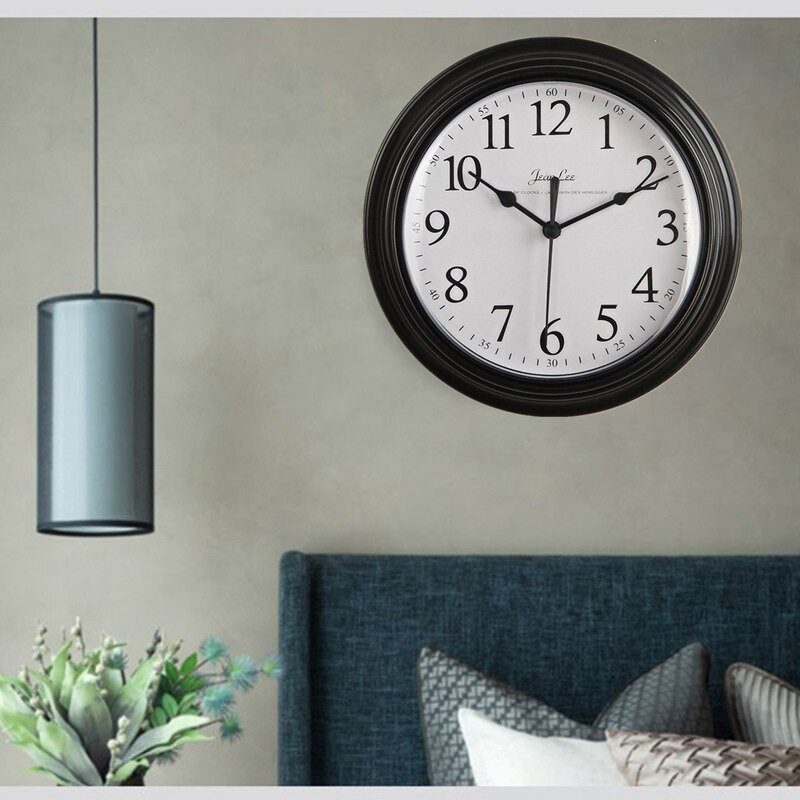 Ceas de perete alb minimalist, clasic, nordic, chenar gros, liniștit, design modern, agățat, ceasuri 3D, dormitor, sufragerie, decor acasă