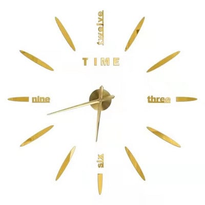 Μεγάλο ρολόι τοίχου μοντέρνα σχεδίαση 2022 Τρισδιάστατα ρολόγια χαλαζία DIY Ρολόγια μόδας Ακρυλικά αυτοκόλλητα καθρέφτη Σαλόνι Διακόσμηση σπιτιού Horloge