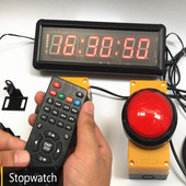 10 cm nupp 29 cm LED-i tagasiarvestuskell Stopper, nulli lähtestamine Loenduse kaugjuhtimispult Kooli kiirusvastaste võistlusmängu taimer