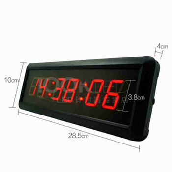 10CM бутон 29cm LED часовник за обратно отброяване Хронометър,нулиране на нула Дистанционно управление за обратно броене School Rush Answer Competition Game Timer