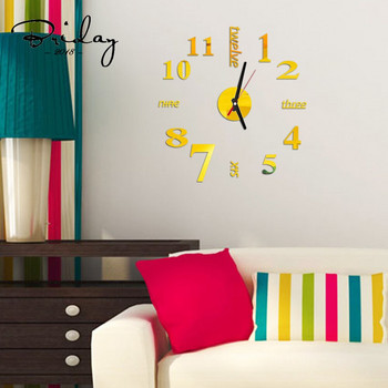 Hot Selling Ακρυλικό ρολόι τοίχου Διάφορα στυλ Διακόσμηση εσωτερικού χώρου DIY Σχεδιασμός Μοντέρνο στυλ Διακόσμηση κρεβατοκάμαρας Ρολόι τοίχου