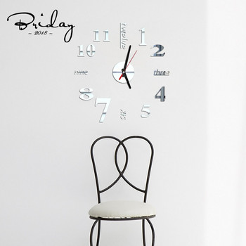 Горещи продавани акрилни стенен часовник Различни стилове Интериор Направи си сам Дизайн Декорация Модерен стил Декорация на спалня Стенен часовник