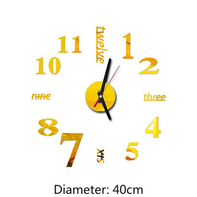 Forrón eladó akril falra akasztós óra Különféle stílusú belsőépítészeti barkácsolás dekoráció modern stílusú hálószoba dekoráció falióra