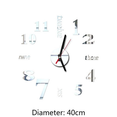 Forrón eladó akril falra akasztós óra Különféle stílusú belsőépítészeti barkácsolás dekoráció modern stílusú hálószoba dekoráció falióra