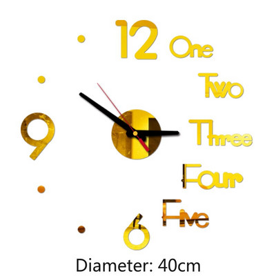 Forrón eladó akril falra akasztós óra Különféle stílusú belsőépítészeti barkácsolás dekoráció modern stílusú hálószoba dekoráció falióra