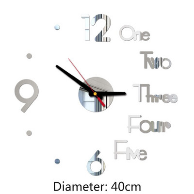 Forrón eladó akril falra akasztós óra Különféle stílusú belsőépítészeti barkácsolás dekoráció modern stílusú hálószoba dekoráció falióra