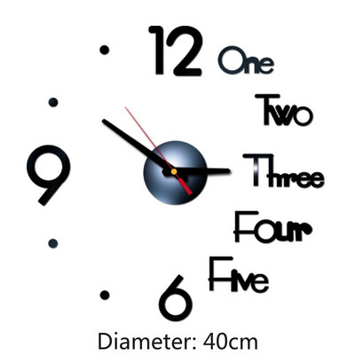 Forrón eladó akril falra akasztós óra Különféle stílusú belsőépítészeti barkácsolás dekoráció modern stílusú hálószoba dekoráció falióra