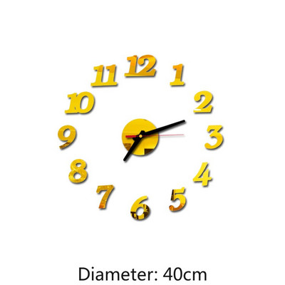 Forrón eladó akril falra akasztós óra Különféle stílusú belsőépítészeti barkácsolás dekoráció modern stílusú hálószoba dekoráció falióra