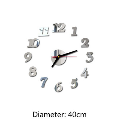 Forrón eladó akril falra akasztós óra Különféle stílusú belsőépítészeti barkácsolás dekoráció modern stílusú hálószoba dekoráció falióra
