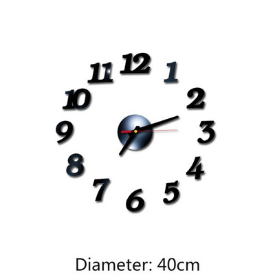 Forrón eladó akril falra akasztós óra Különféle stílusú belsőépítészeti barkácsolás dekoráció modern stílusú hálószoba dekoráció falióra