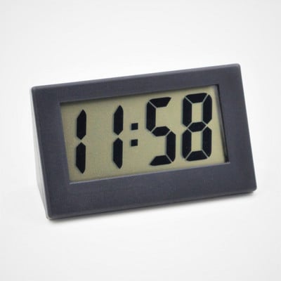 Ceas digital LCD Ceas de birou dezactivat Ceas de birou alimentat cu baterii Ceasuri deşteptătoare electronice cu LED Senzor de temperatură Ceasuri de perete de interior pentru dormitor