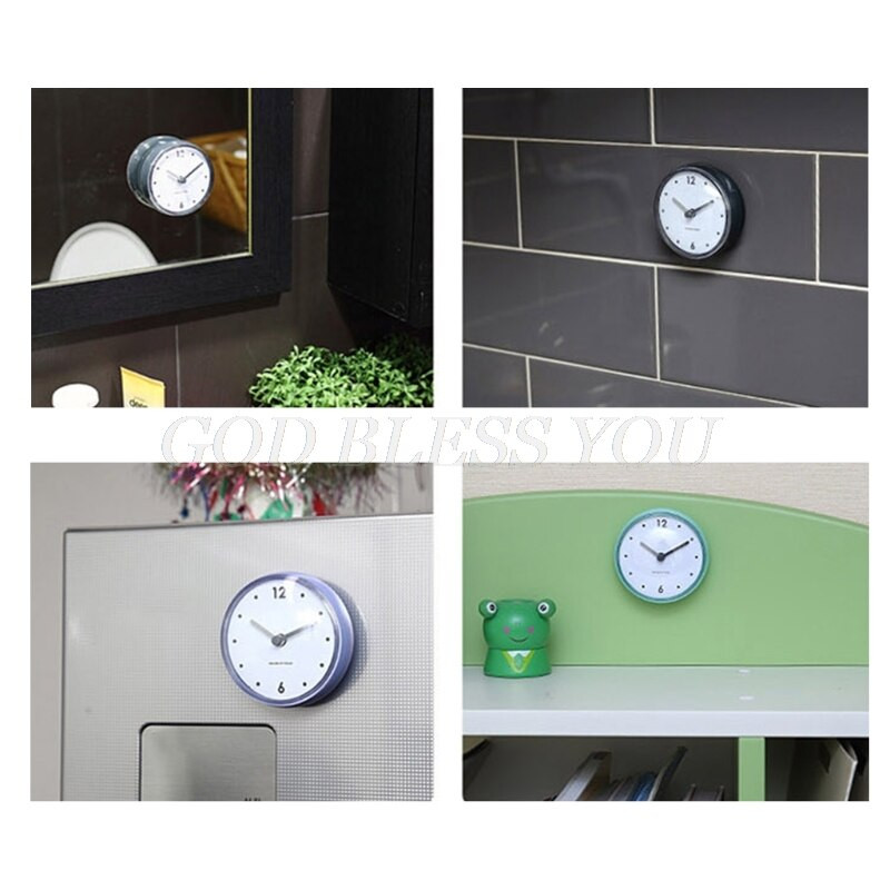 Kupaonica Vodootporni zidni viseći sat s vakumom Jednostavan dizajn Zidni sat za dom Spavaća soba Dekoracije za dnevnu sobu Isporuka