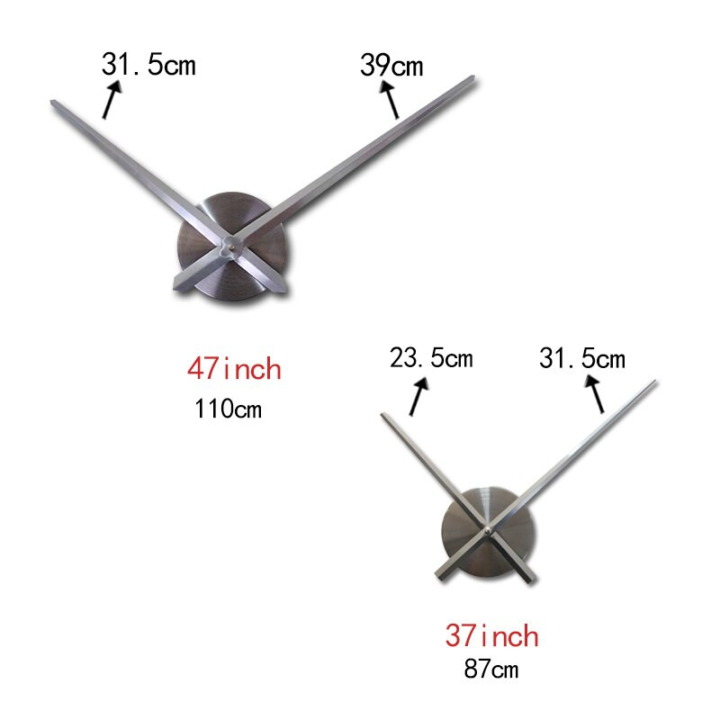 Vânzare fierbinte decorațiuni pentru acasă ceasuri cu oglindă 3d personalitate la modă diy Circular camera de zi mare ceas de perete ceas transport gratuit