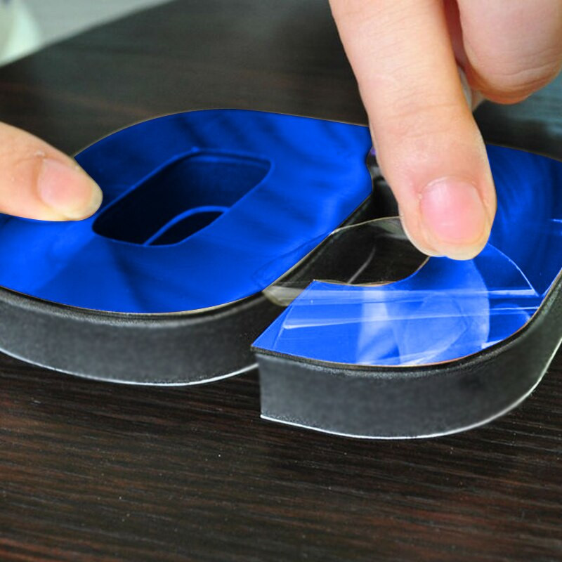 Madingas 3D Viduržemio jūros stiliaus didelio dydžio mėlynas sieninis laikrodis veidrodinis lipdukas „pasidaryk pats“ trumpas svetainės dekoras susirinkimų kambario sieninis laikrodis