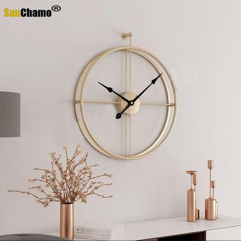 40/50cm Νέα Ισπανία Ρολόι Τοίχου Μοντέρνο Σχέδιο Μεγάλα Ρολόγια Διακόσμηση Σαλονιού Γραφείου Mute Μεγάλη Κουζίνα Κρεμαστό Ρολόι 3D Sunchamo