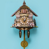 Kägu seinakell tuba majapidamisruum elutuba lind kägu äratuskella kaunistused kaasaegsed laste ükssarviku kodutarvikud